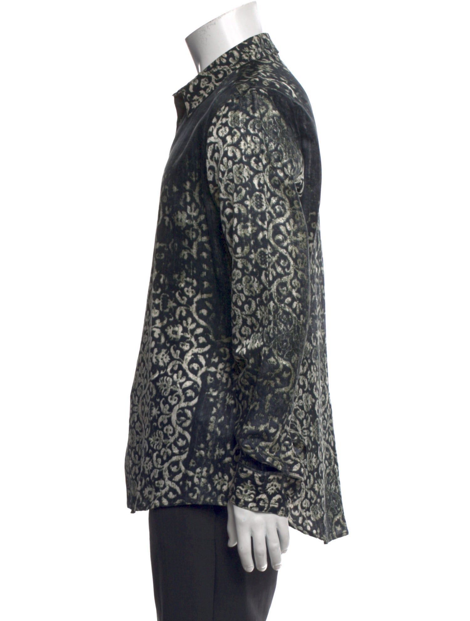 Roberto Cavalli Printed Long Sleeve Shirt