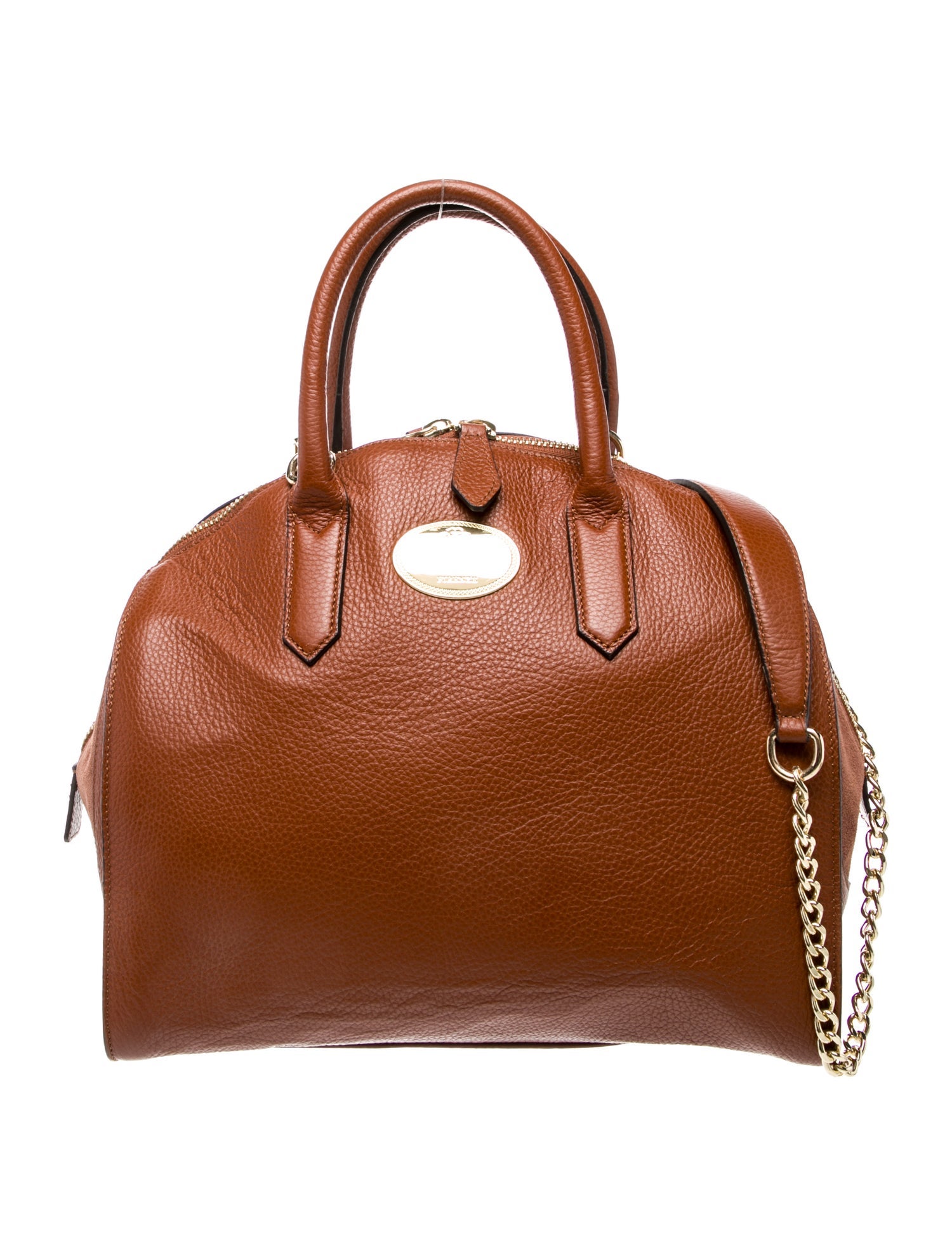 Roberto Cavalli Leather Top Handle Bag