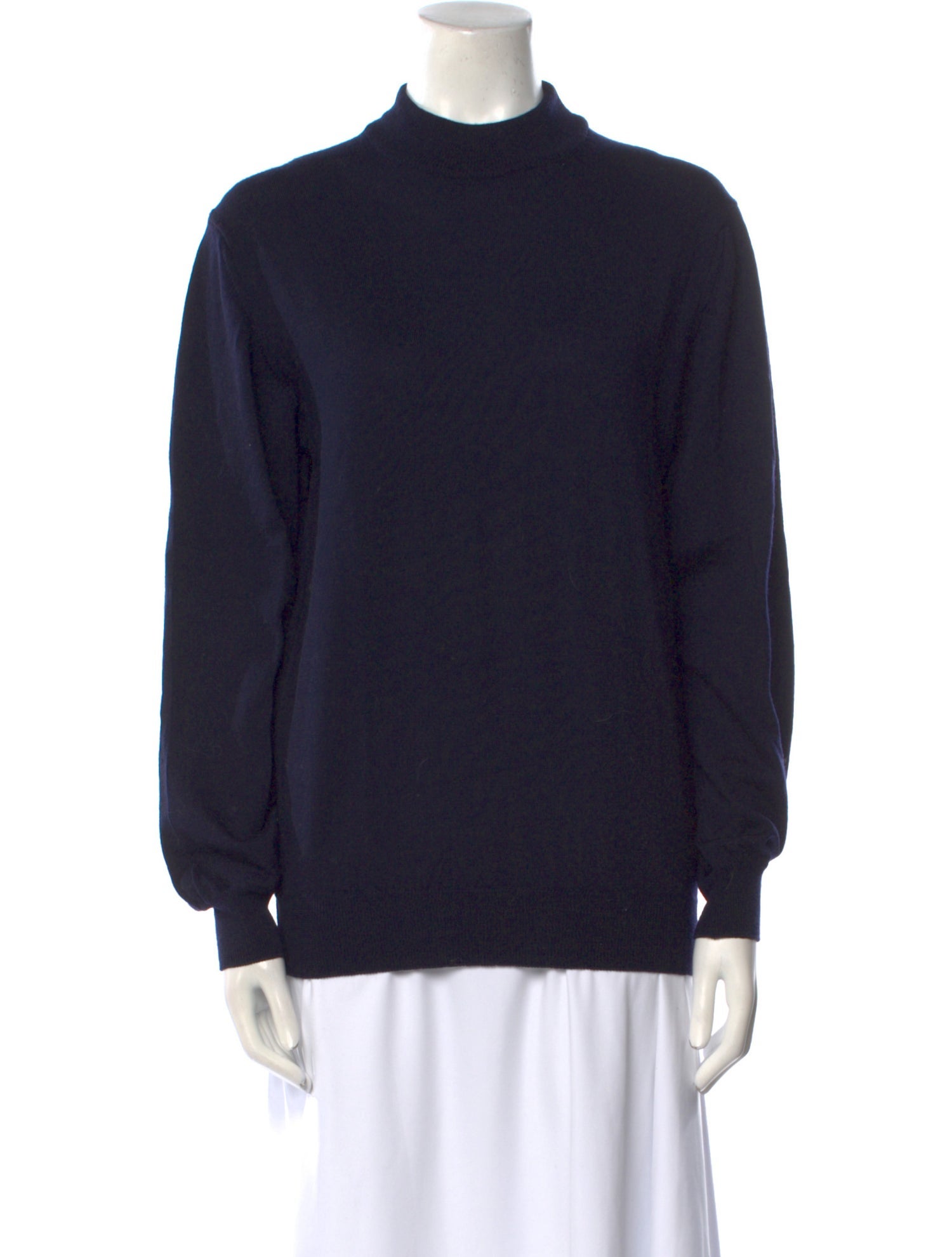 Roberto Cavalli Wool Mock Neck Sweater