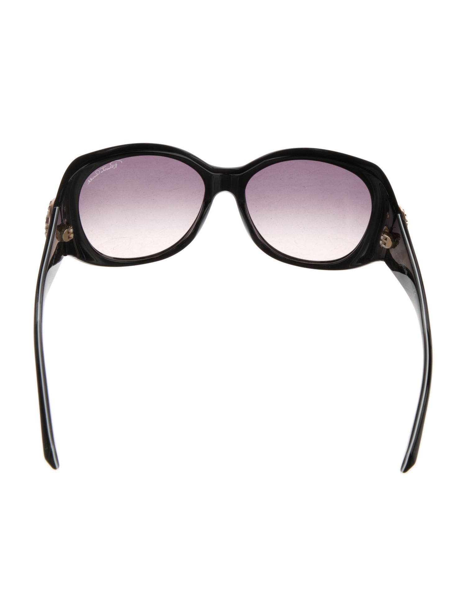 Roberto Cavalli Oversize Gradient Sunglasses