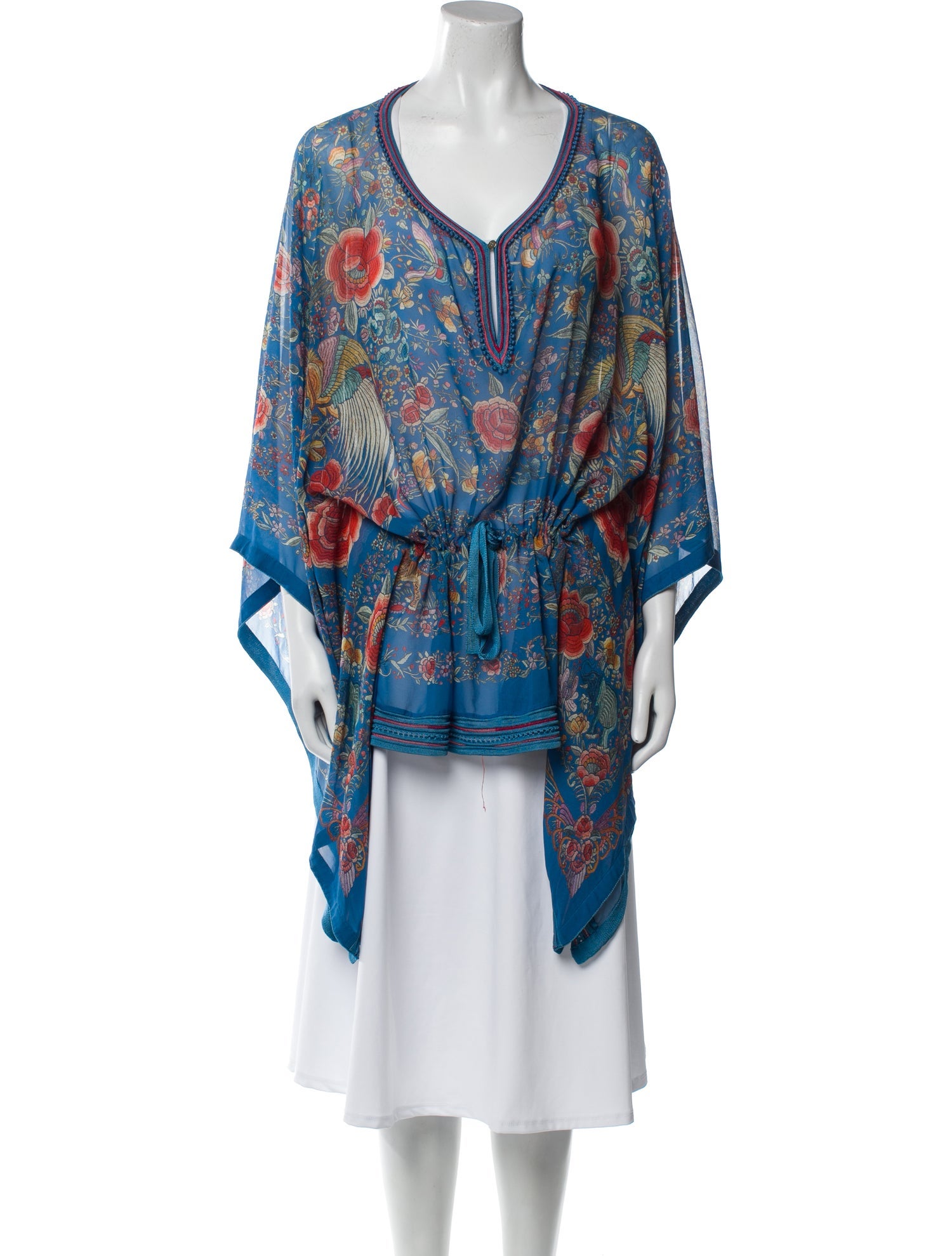 Roberto Cavalli Silk Paisley Print Tunic