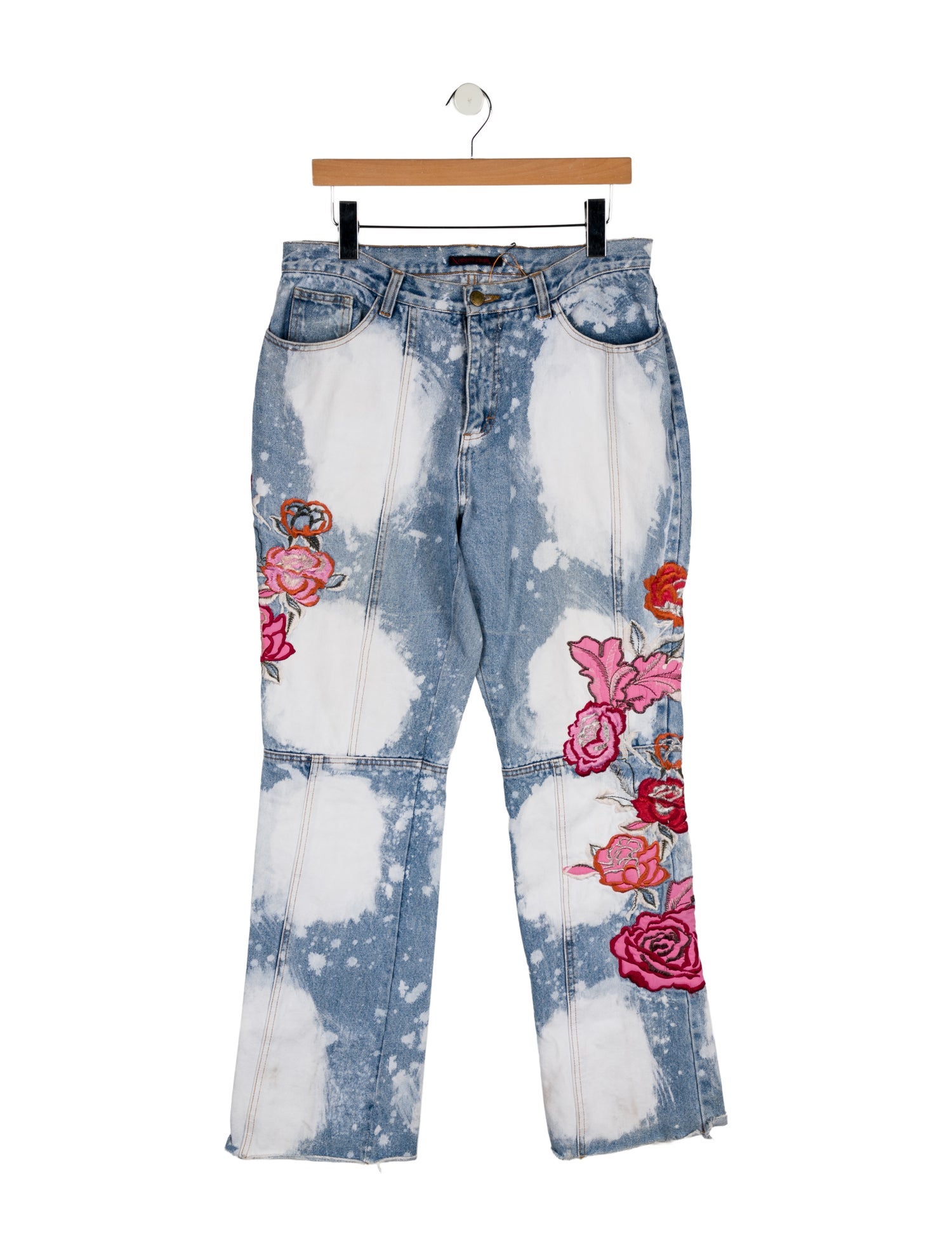 Roberto Cavalli Mid-Rise Wide Leg Jeans