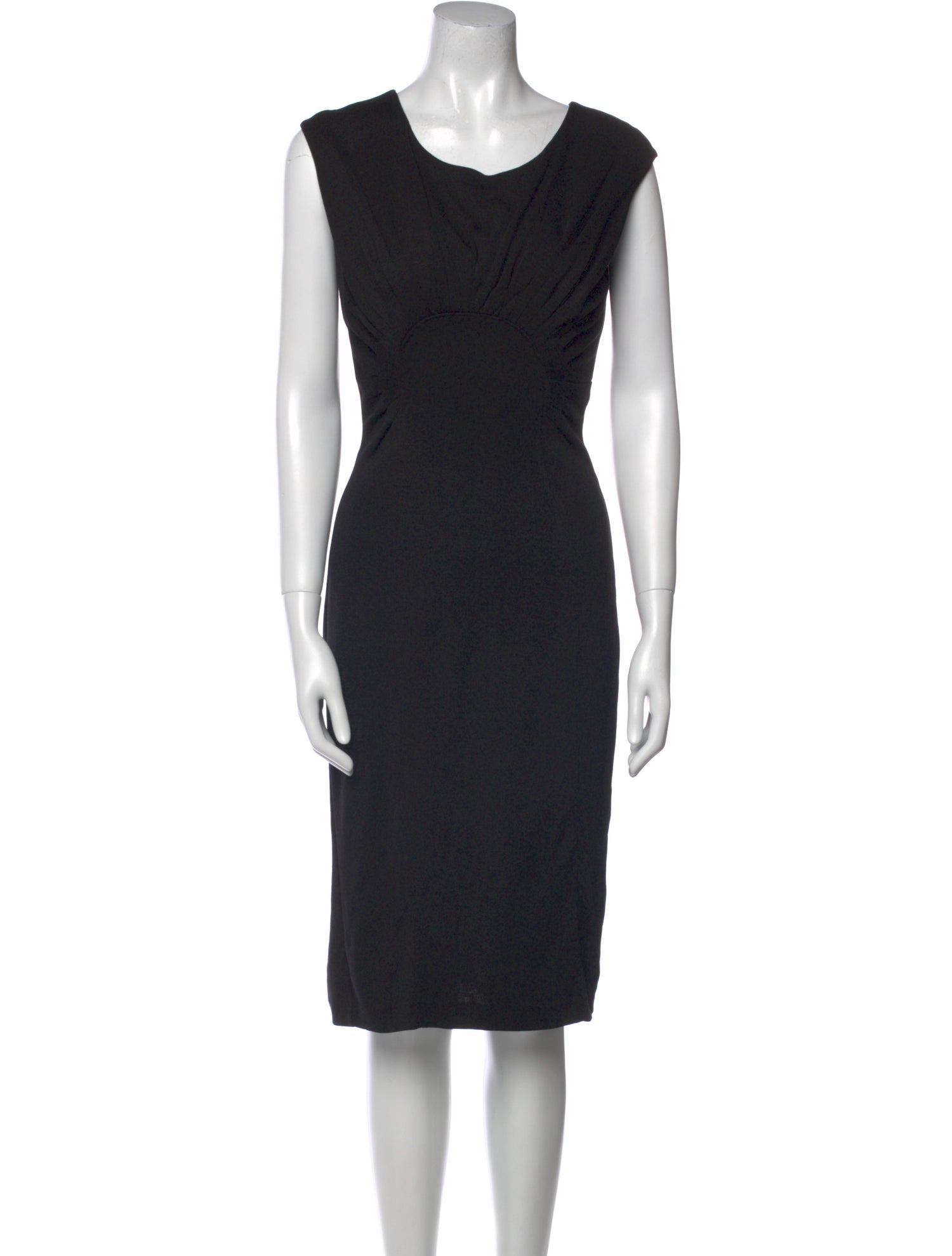 Roberto Cavalli Wool Midi Length Dress