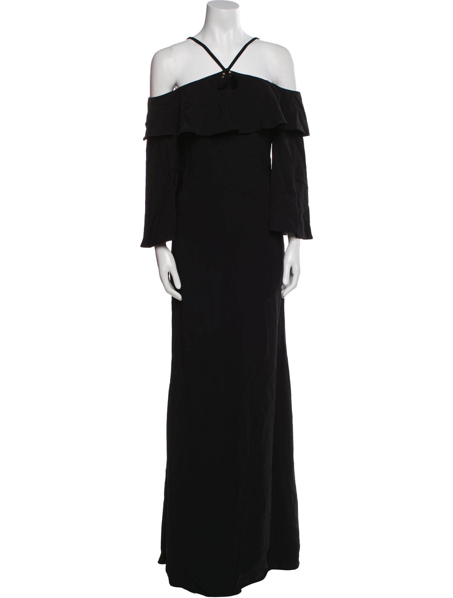 Roberto Cavalli Off-The-Shoulder Long Dress