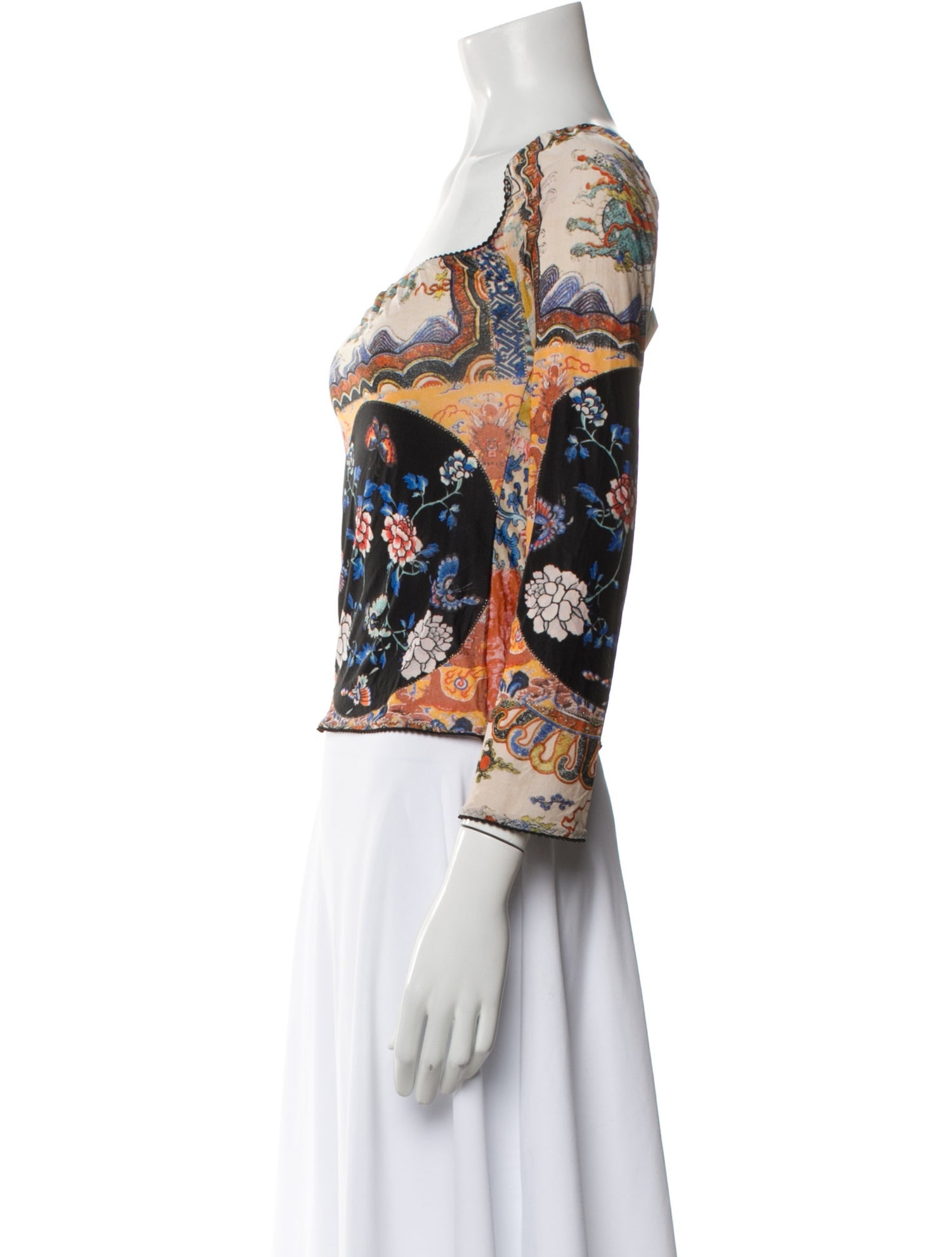 Roberto Cavalli Vintage 2000's Crop Top