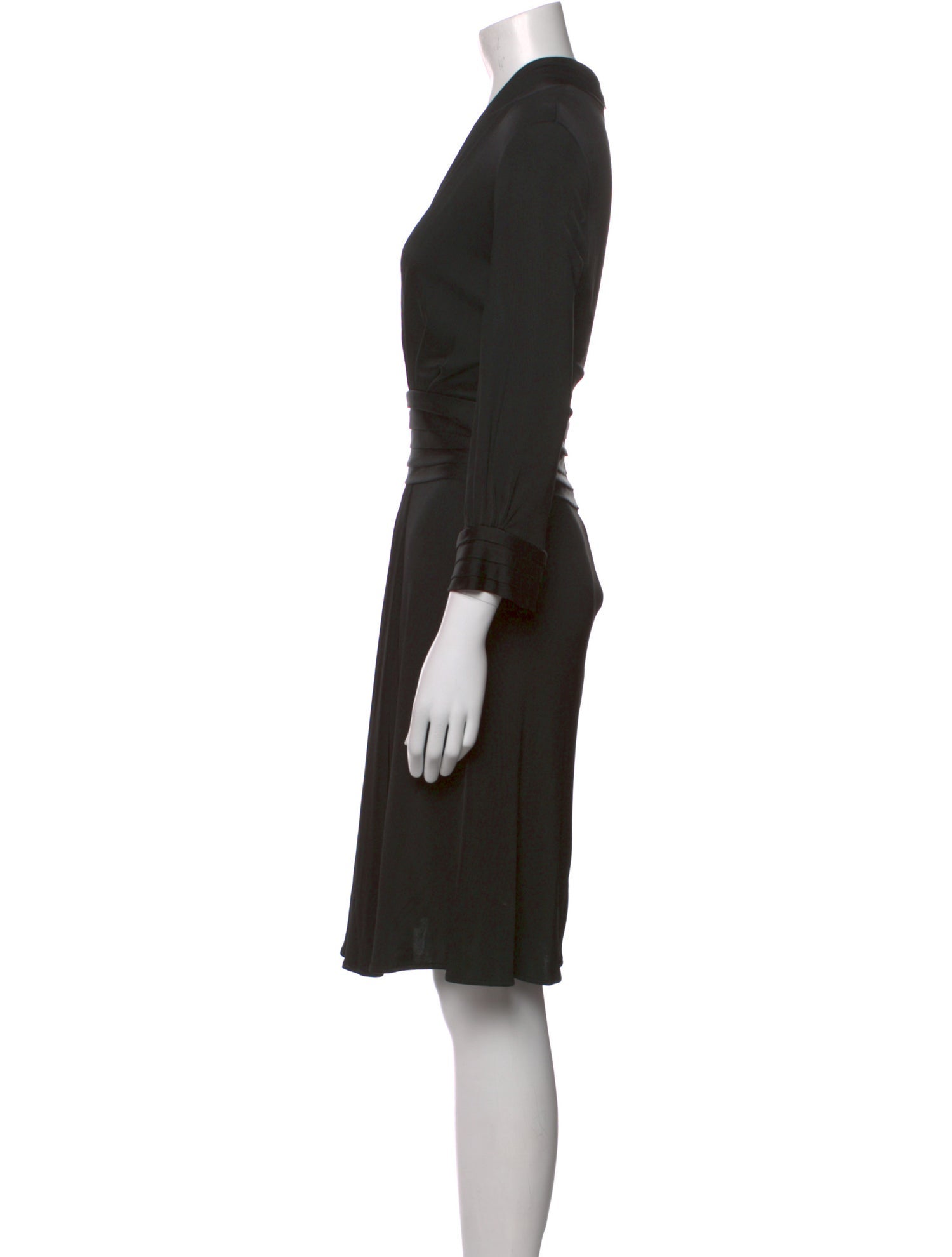 Roberto Cavalli V-Neck Knee-Length Dress