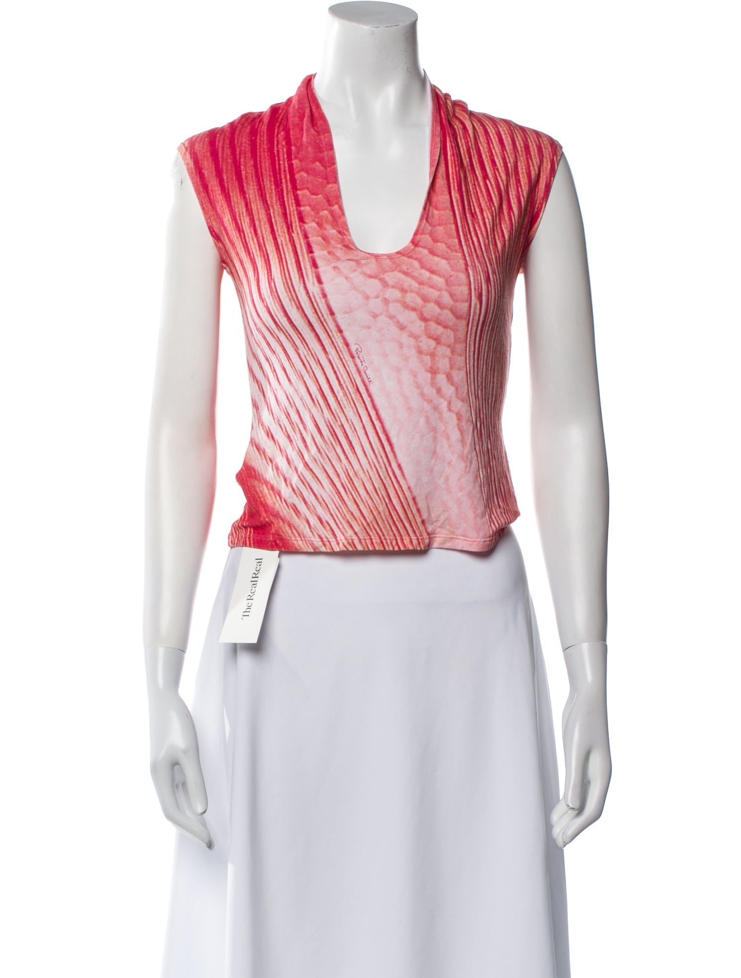 Roberto Cavalli Vintage 2001 Crop Top