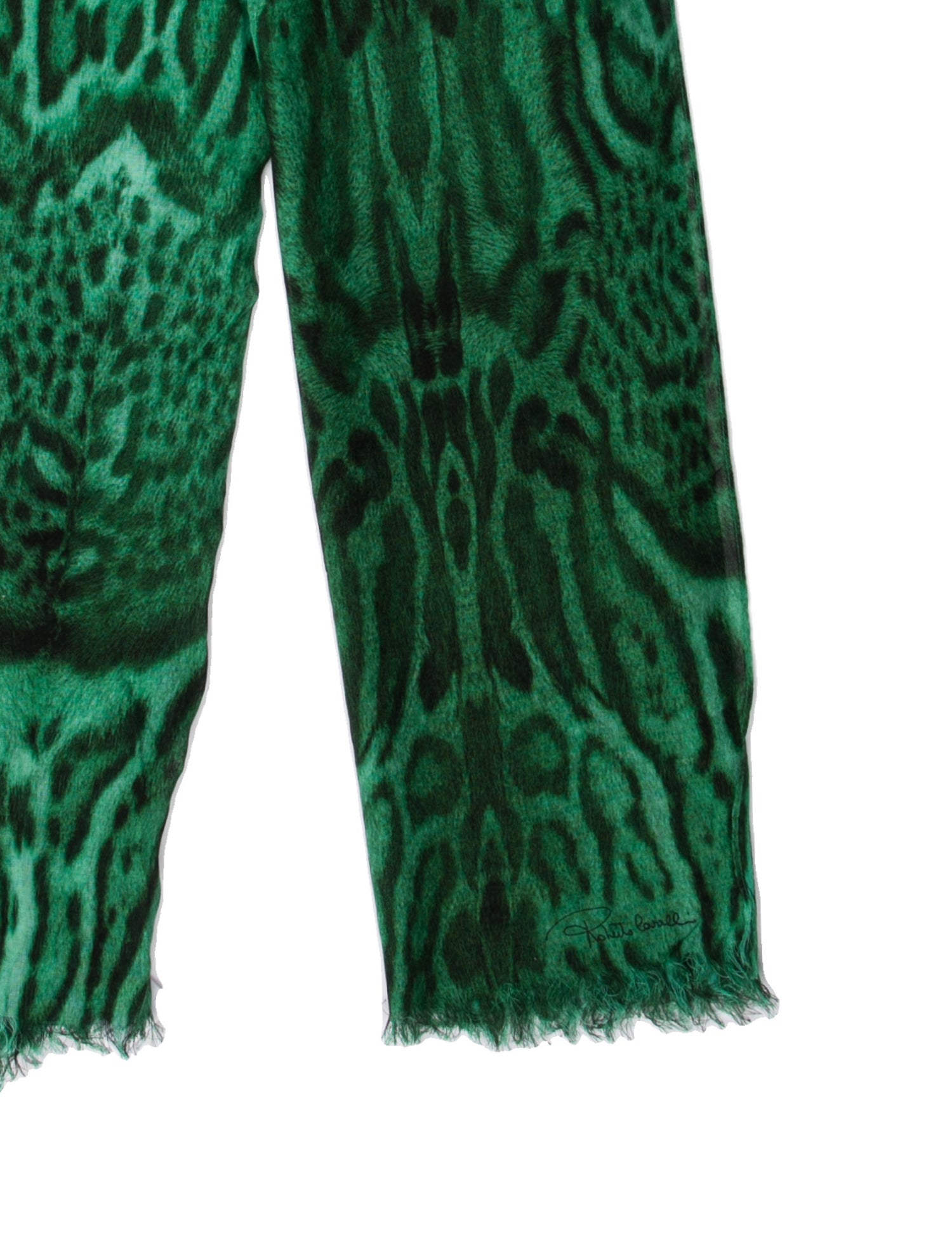 Roberto Cavalli Animal Print Scarf