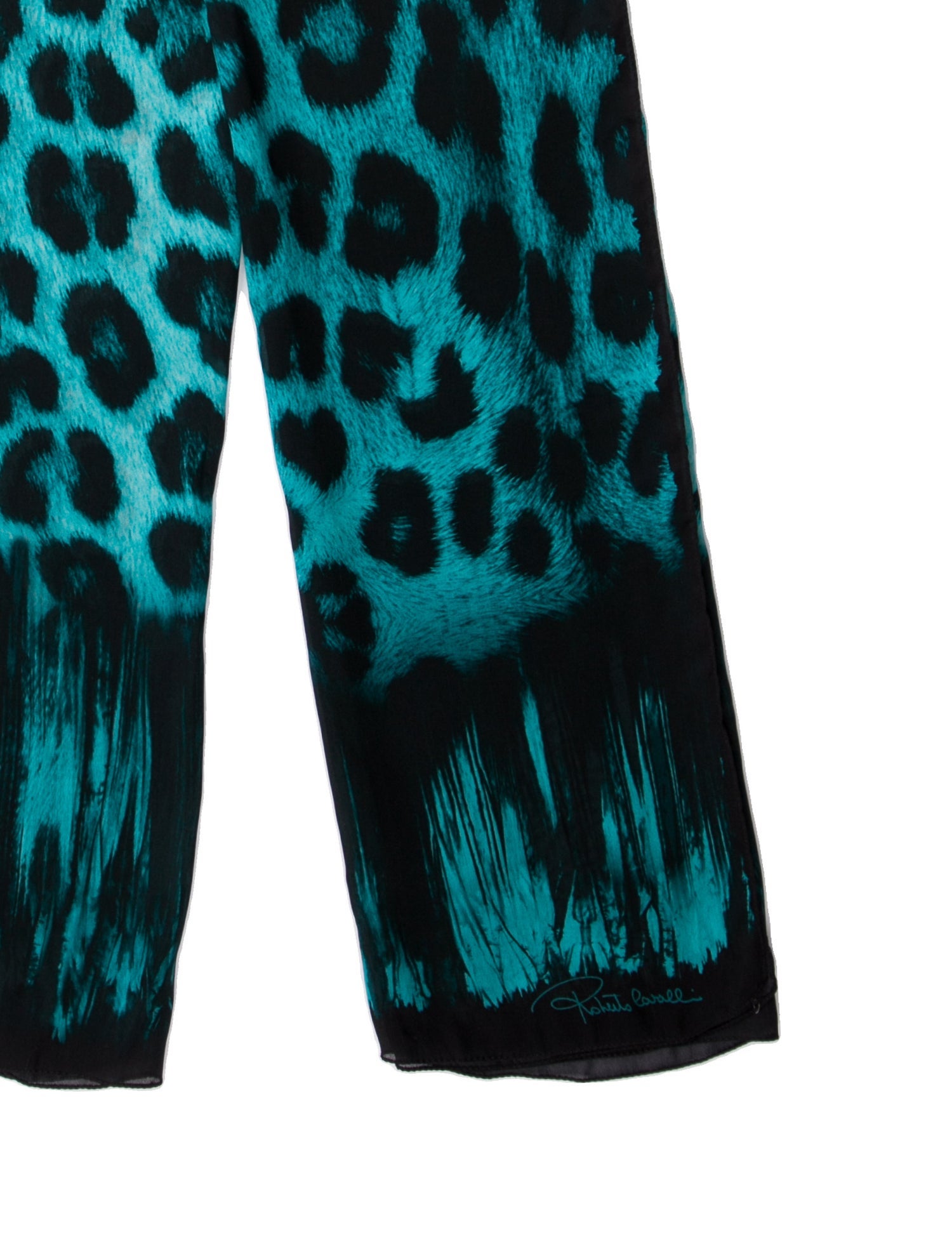 Roberto Cavalli Animal Print Scarf