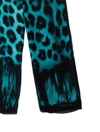 Roberto Cavalli Animal Print Scarf