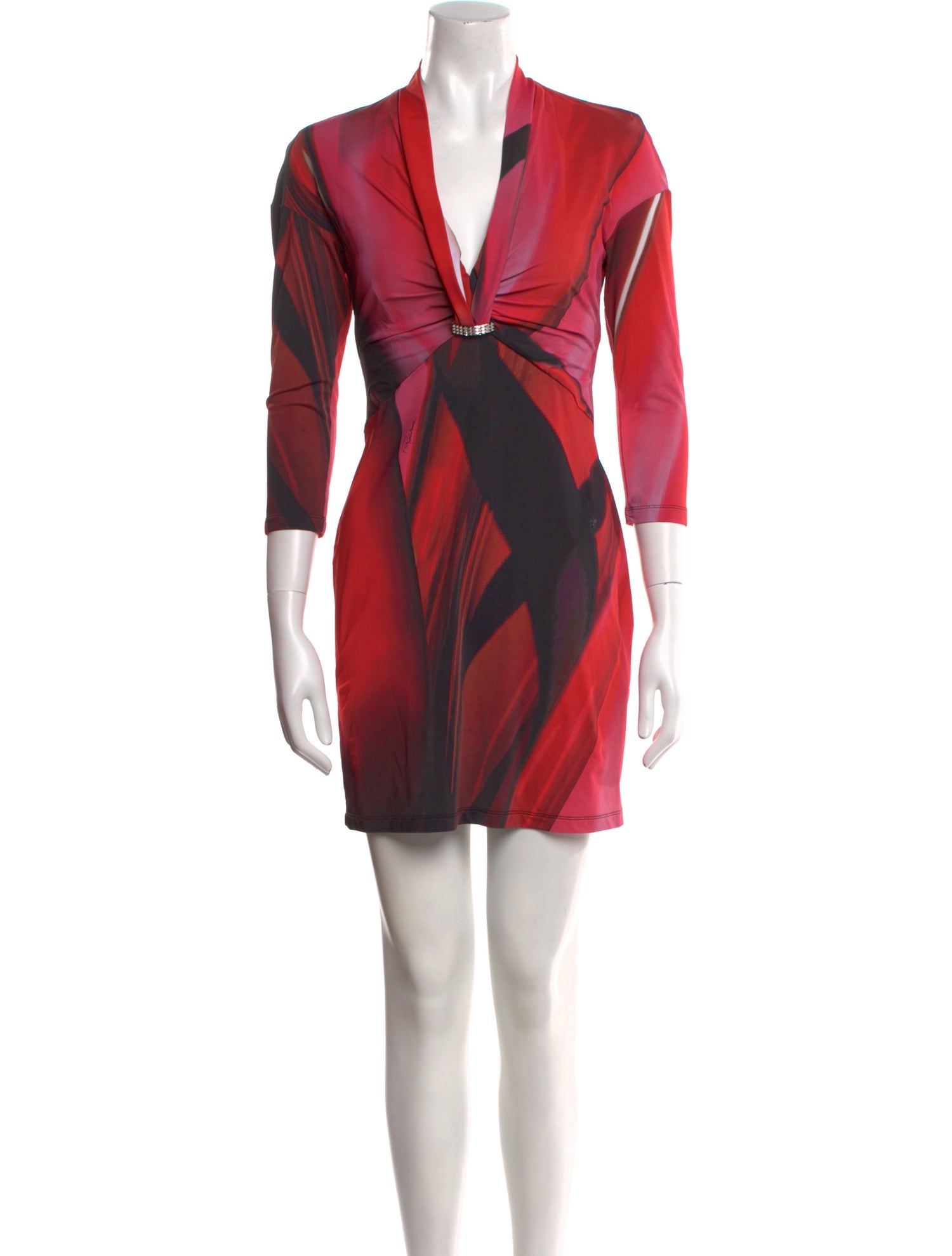 Roberto Cavalli Nylon Mini Dress