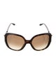 Roberto Cavalli Oversize Gradient Sunglasses