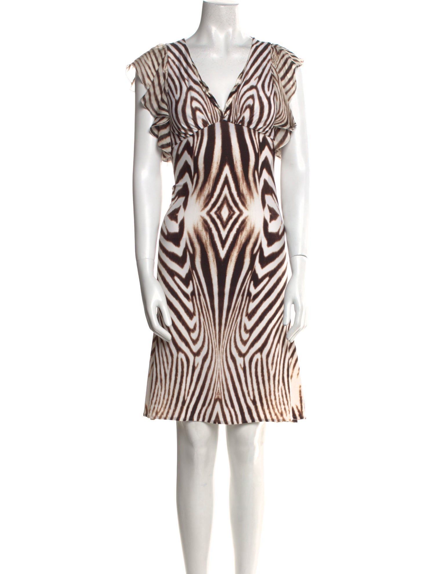 Roberto Cavalli Nylon Knee-Length Dress w/ Tags
