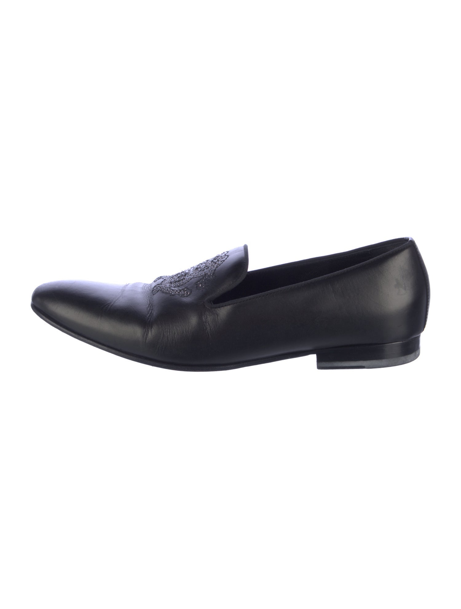 Roberto Cavalli Leather Dress Loafers