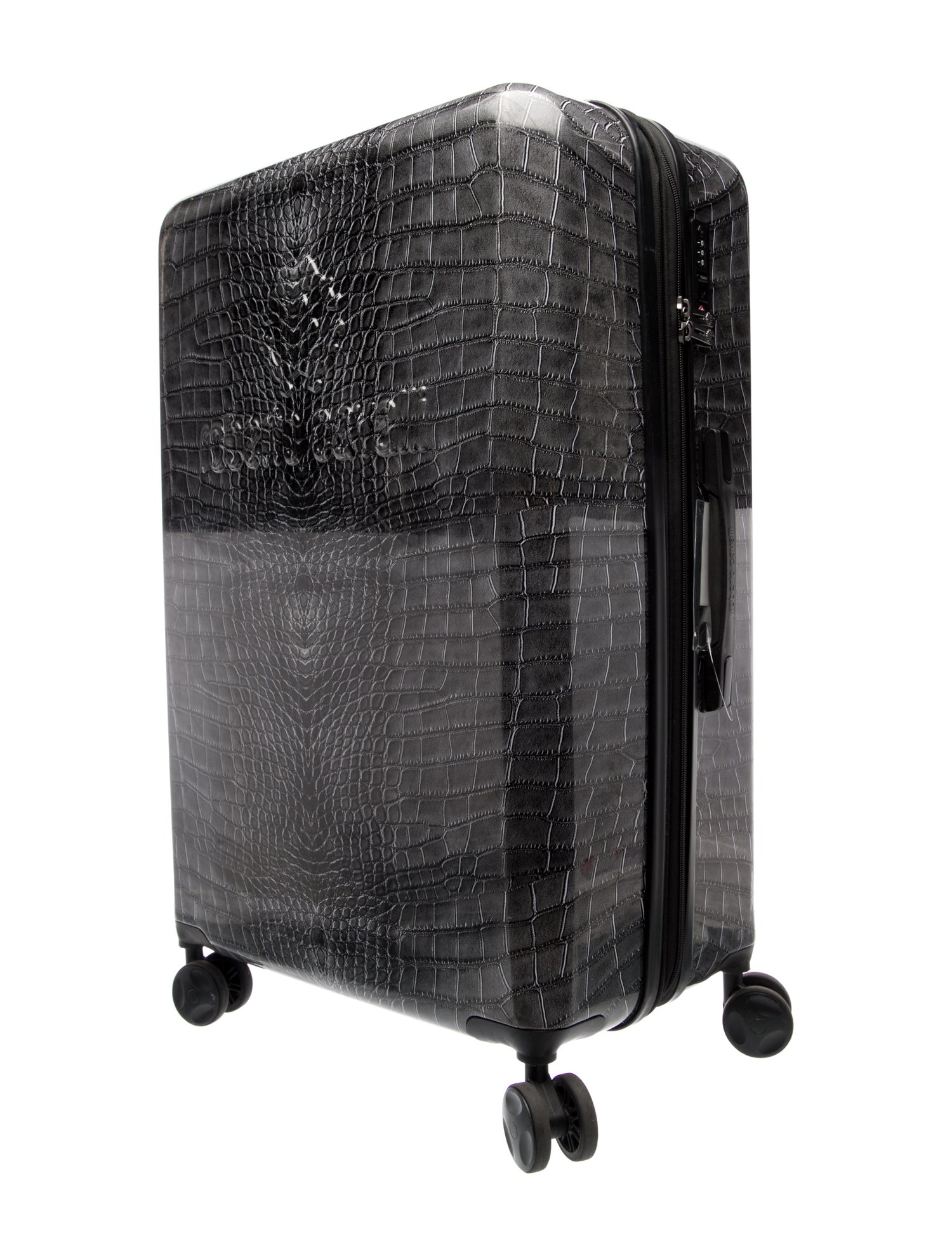 Roberto Cavalli Animal Print Suitcase
