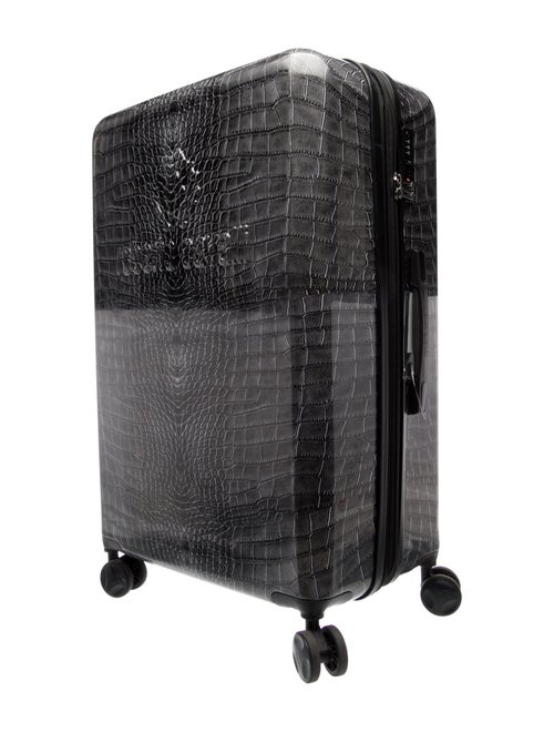 Roberto Cavalli Animal Print Suitcase