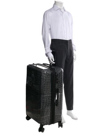 Roberto Cavalli Animal Print Suitcase