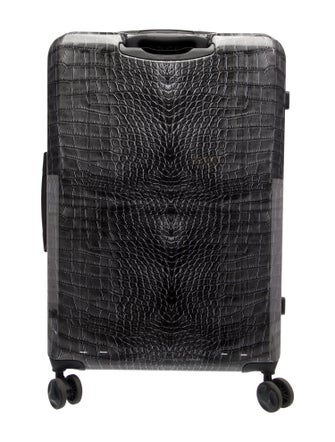 Roberto Cavalli Animal Print Suitcase