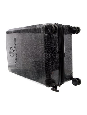 Roberto Cavalli Animal Print Suitcase