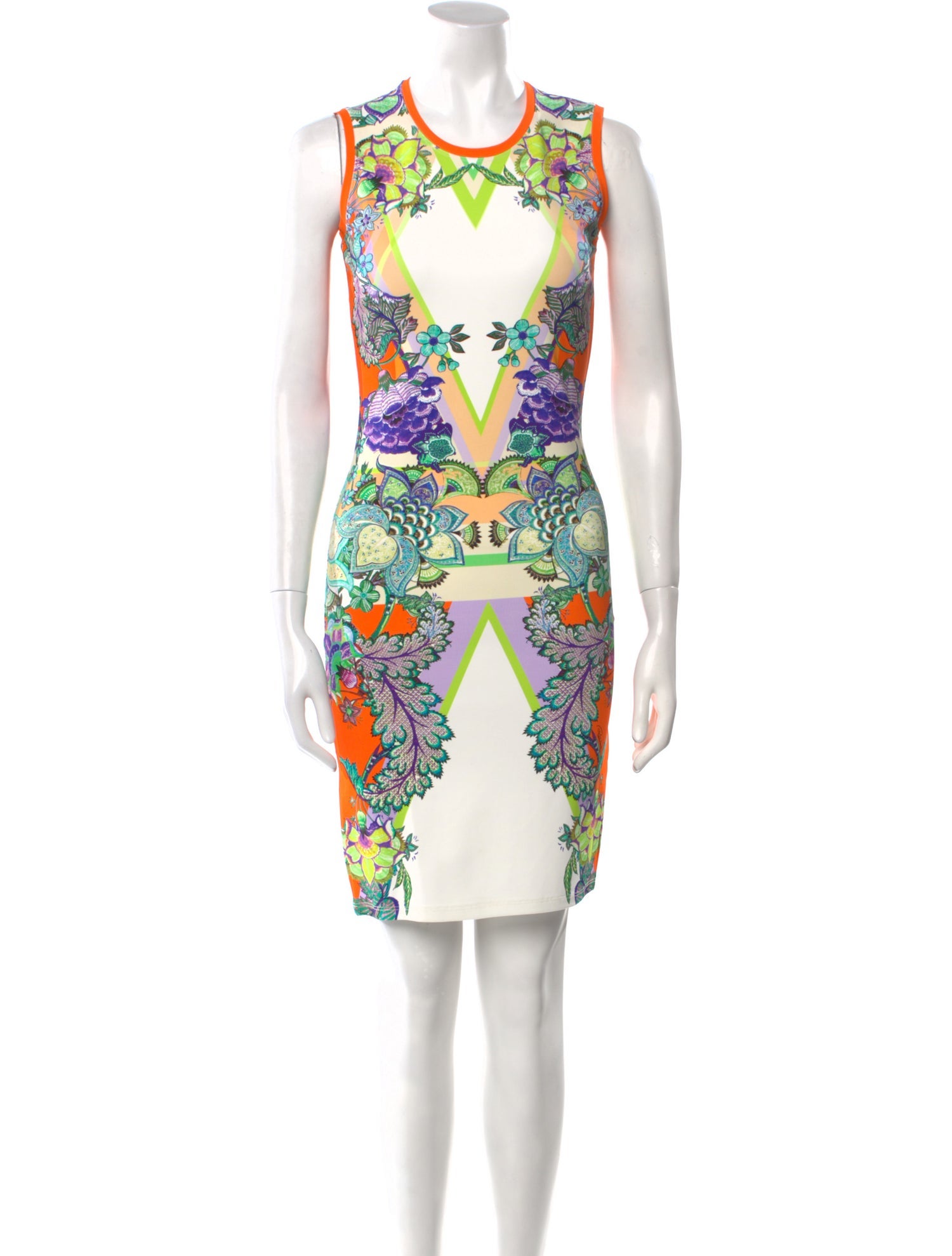 Roberto Cavalli Graphic Print Mini Dress