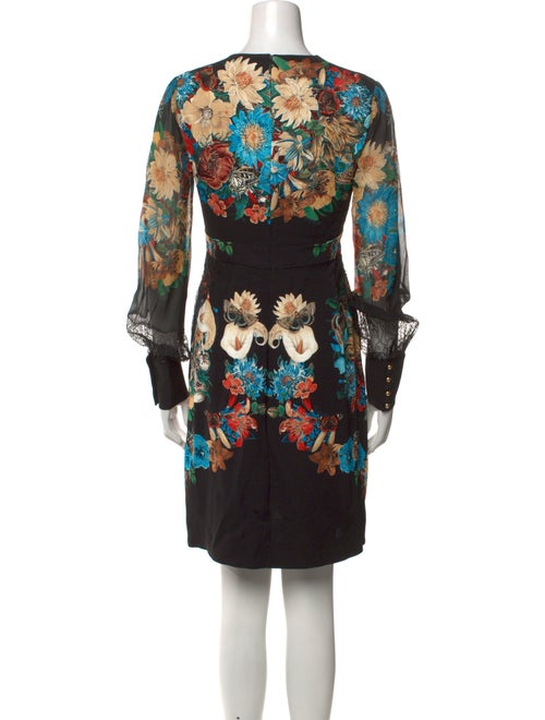Roberto Cavalli Floral Print Mini Dress