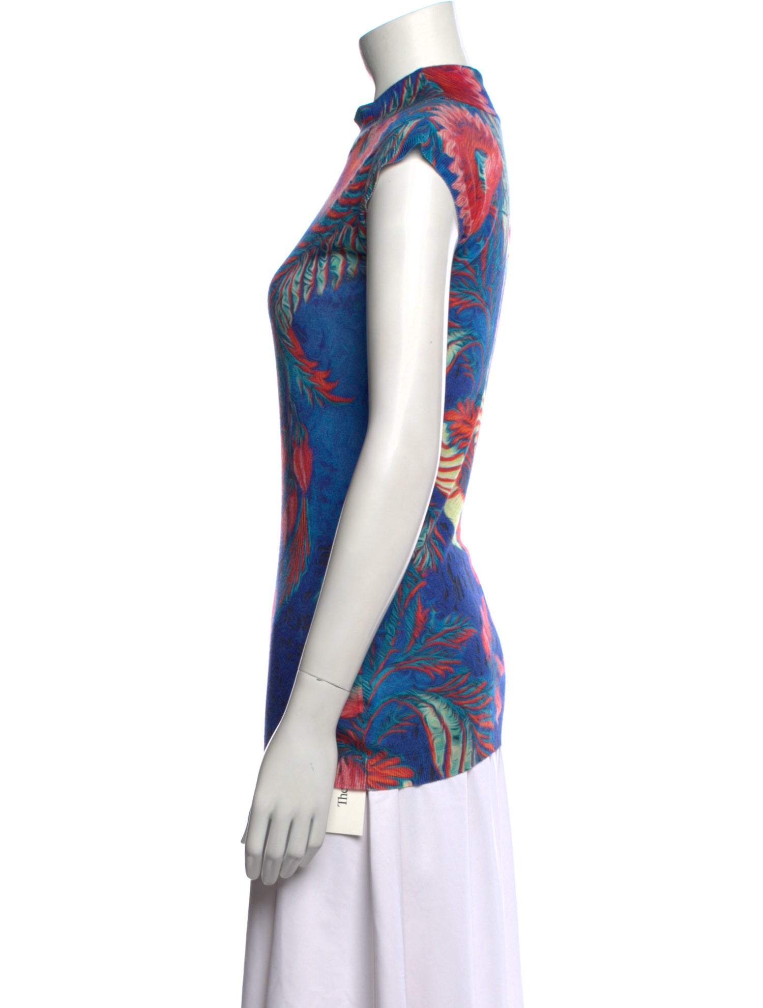 Roberto Cavalli Wool Printed Sweater