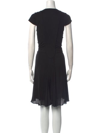 Roberto Cavalli V-Neck Knee-Length Dress