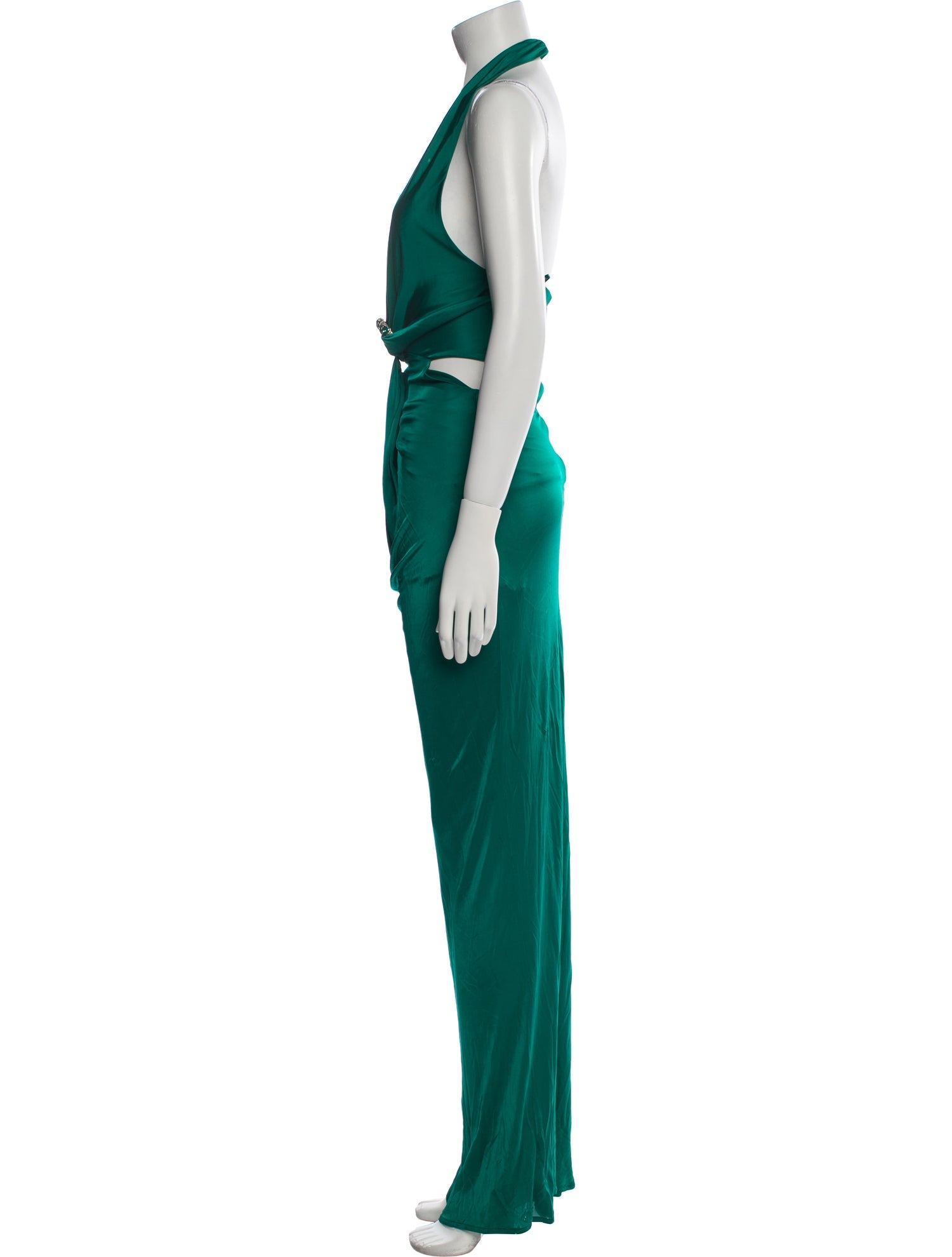 Roberto Cavalli Halterneck Long Dress