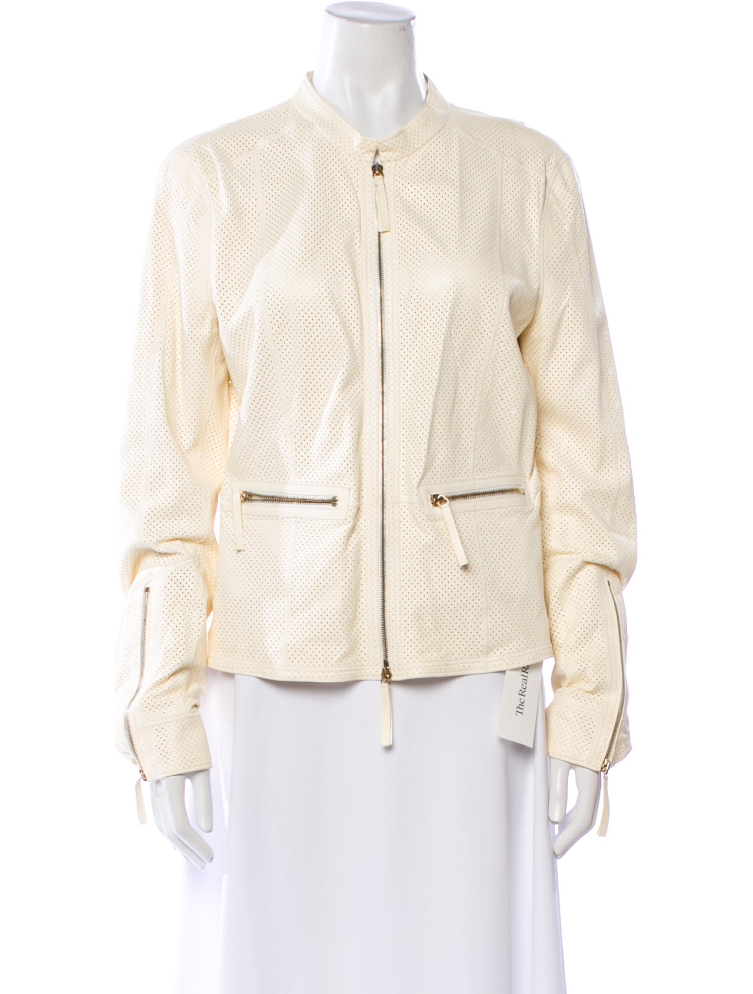 Roberto Cavalli Leather Evening Jacket