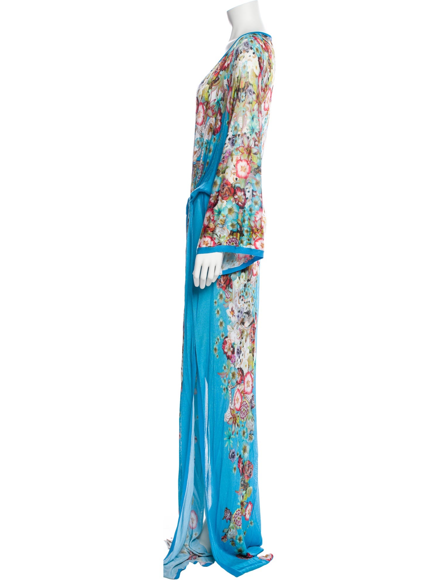 Roberto Cavalli Printed Long Dress