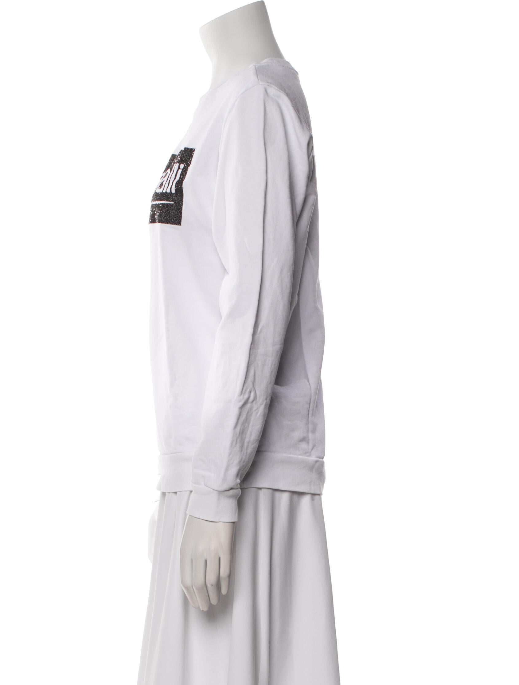 Roberto Cavalli Graphic Print Crew Neck Sweatshirt