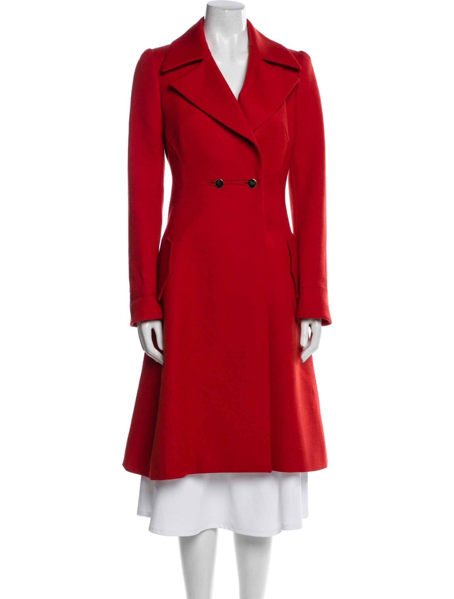 Roberto Cavalli Wool Peacoat