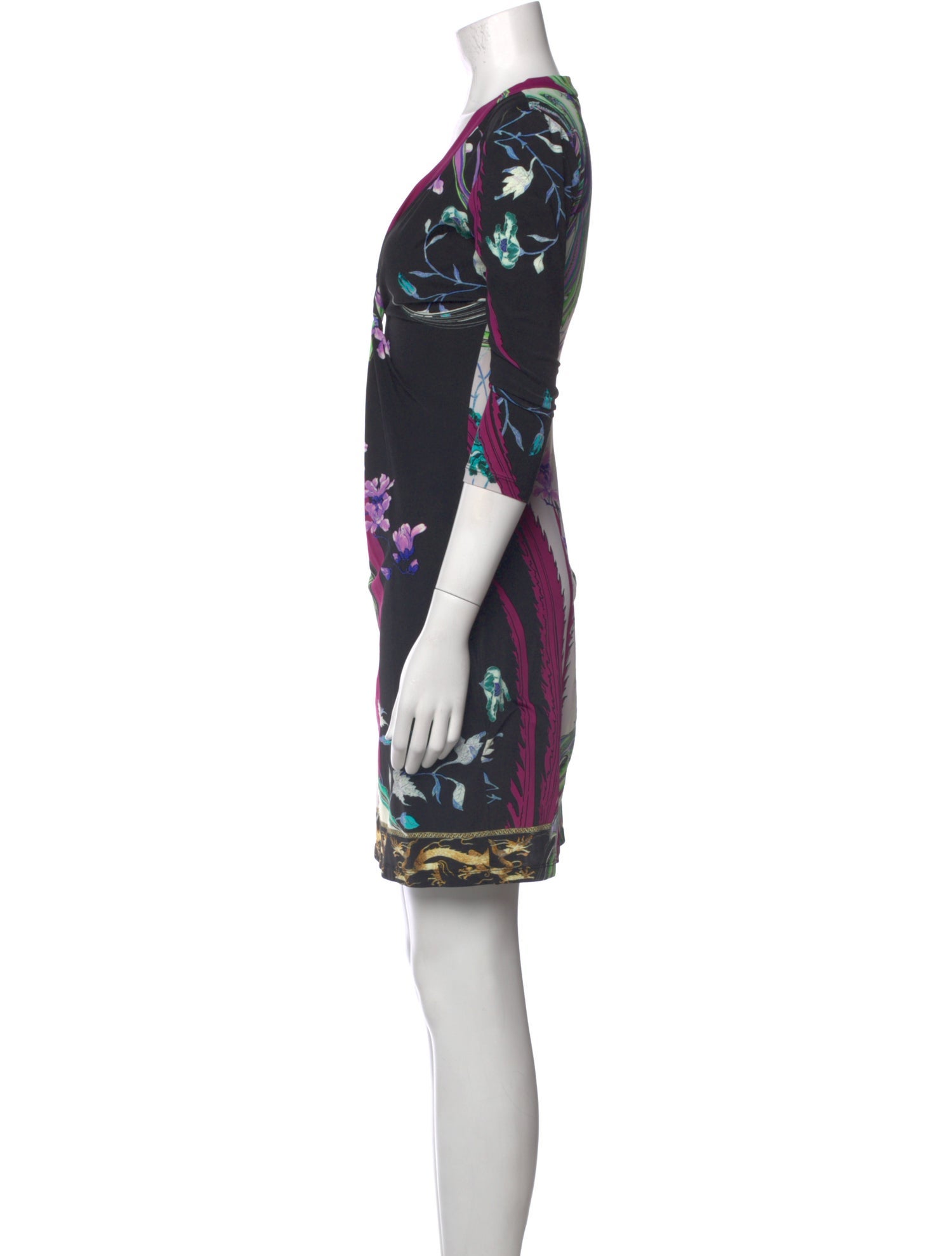 Roberto Cavalli Printed Mini Dress