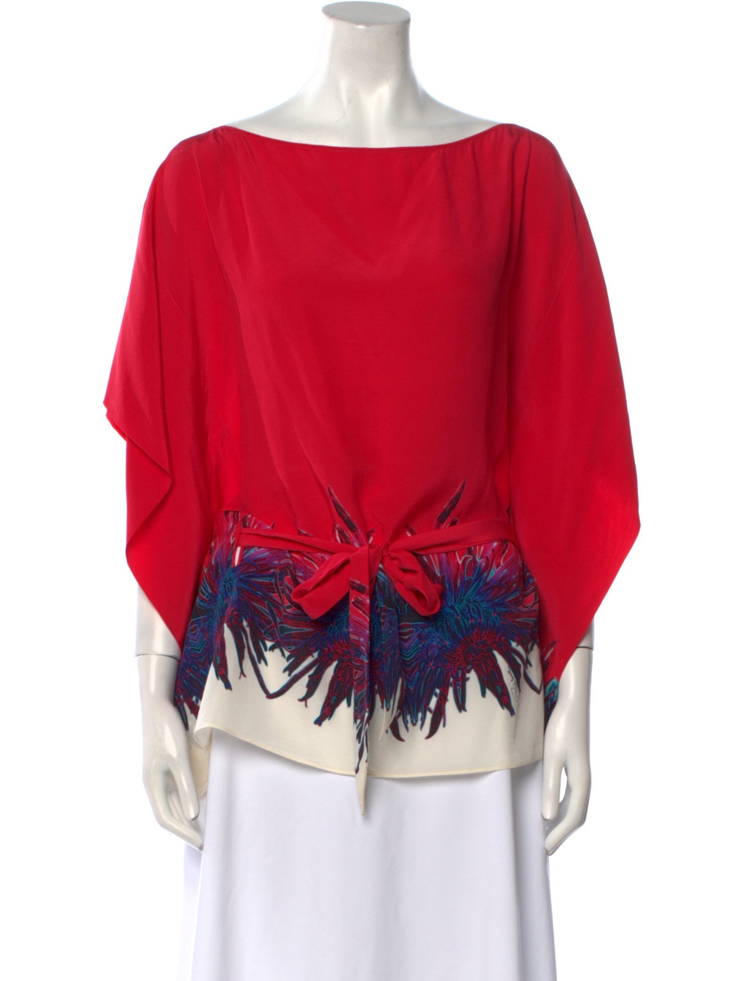Roberto Cavalli Silk Printed Blouse