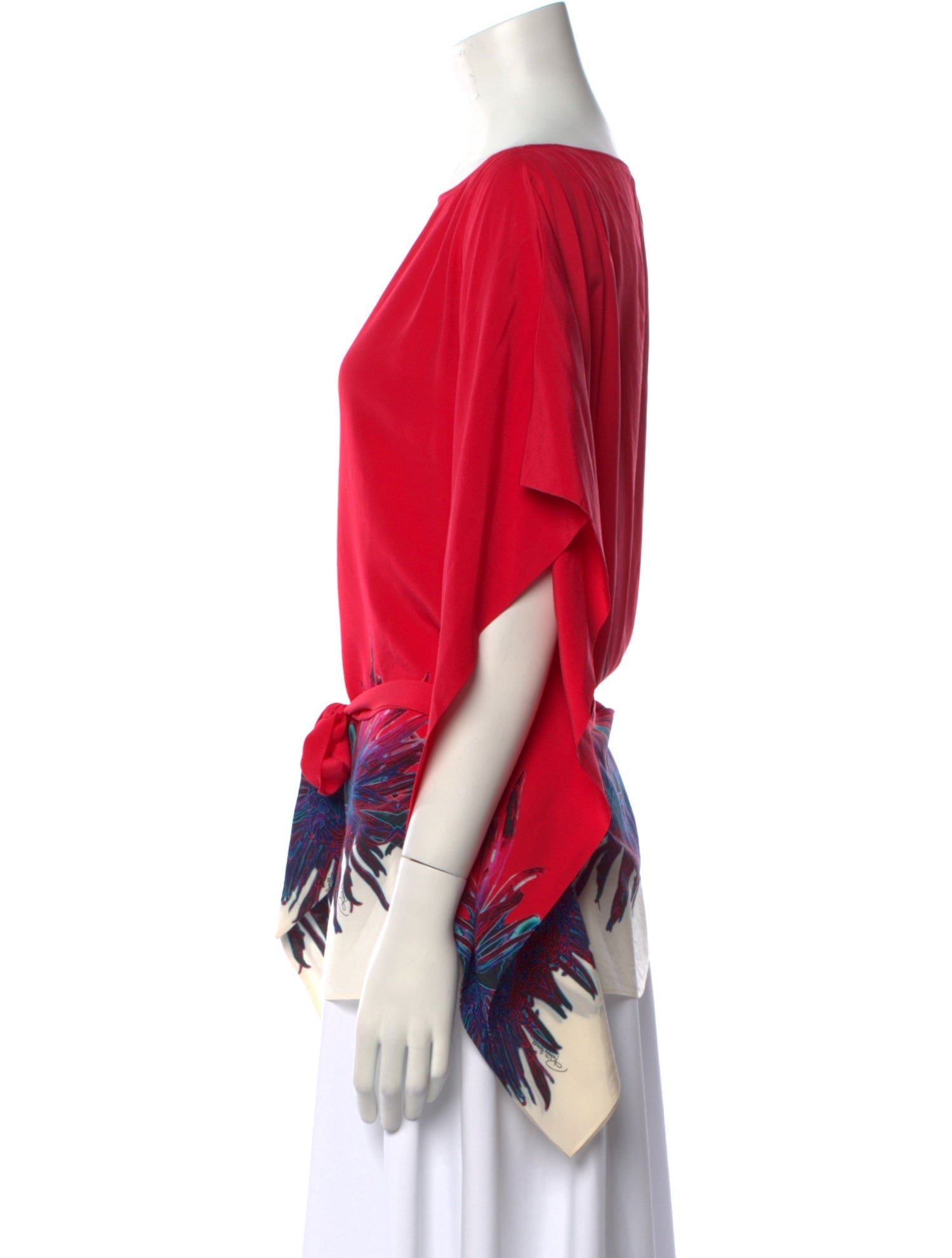 Roberto Cavalli Silk Printed Blouse