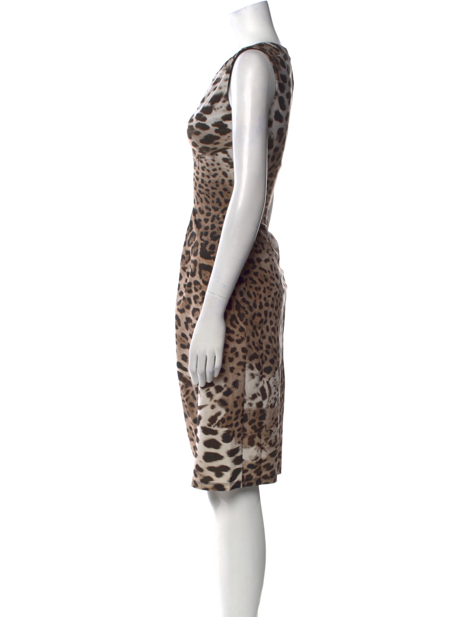 Roberto Cavalli Animal Print Knee-Length Dress w/ Tags