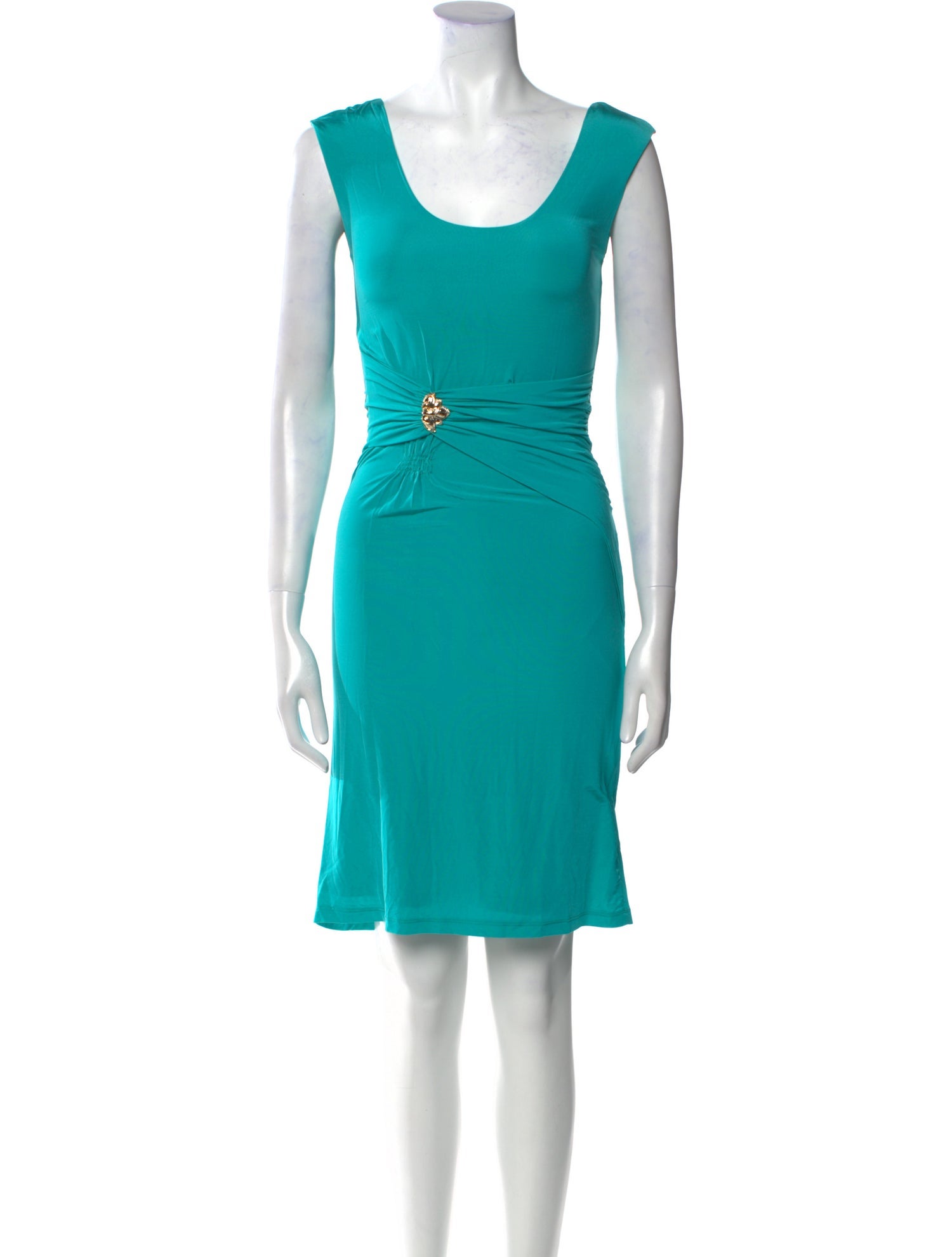 Roberto Cavalli Scoop Neck Knee-Length Dress w/ Tags