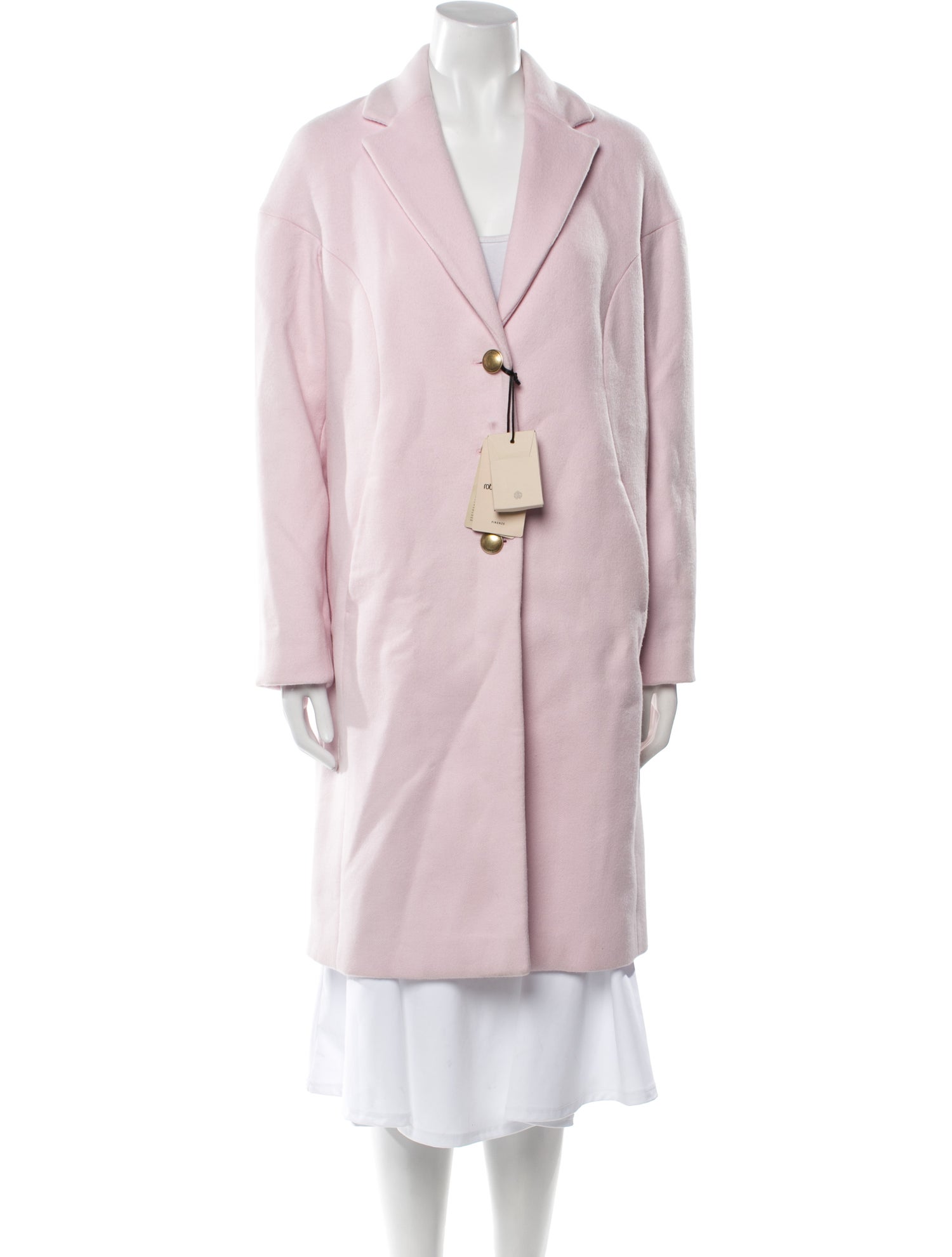 Roberto Cavalli Wool Trench Coat