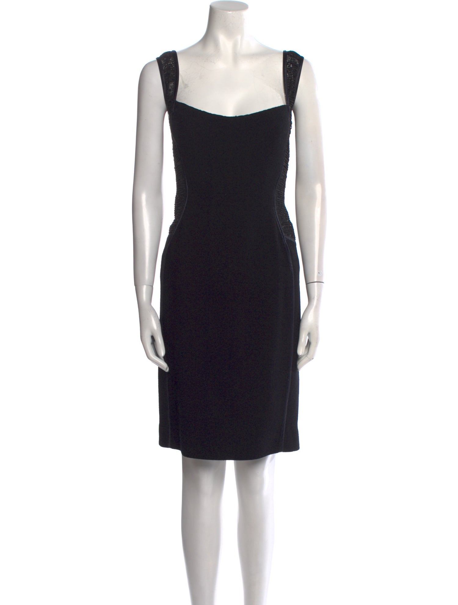 Roberto Cavalli Virgin Wool Knee-Length Dress