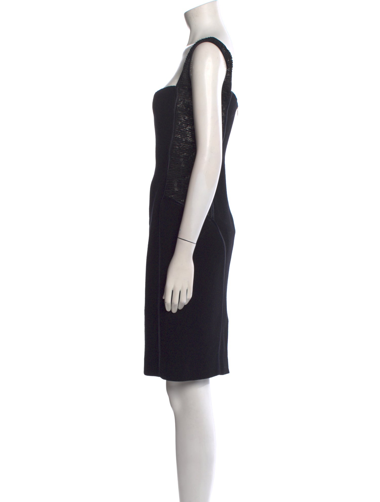 Roberto Cavalli Virgin Wool Knee-Length Dress