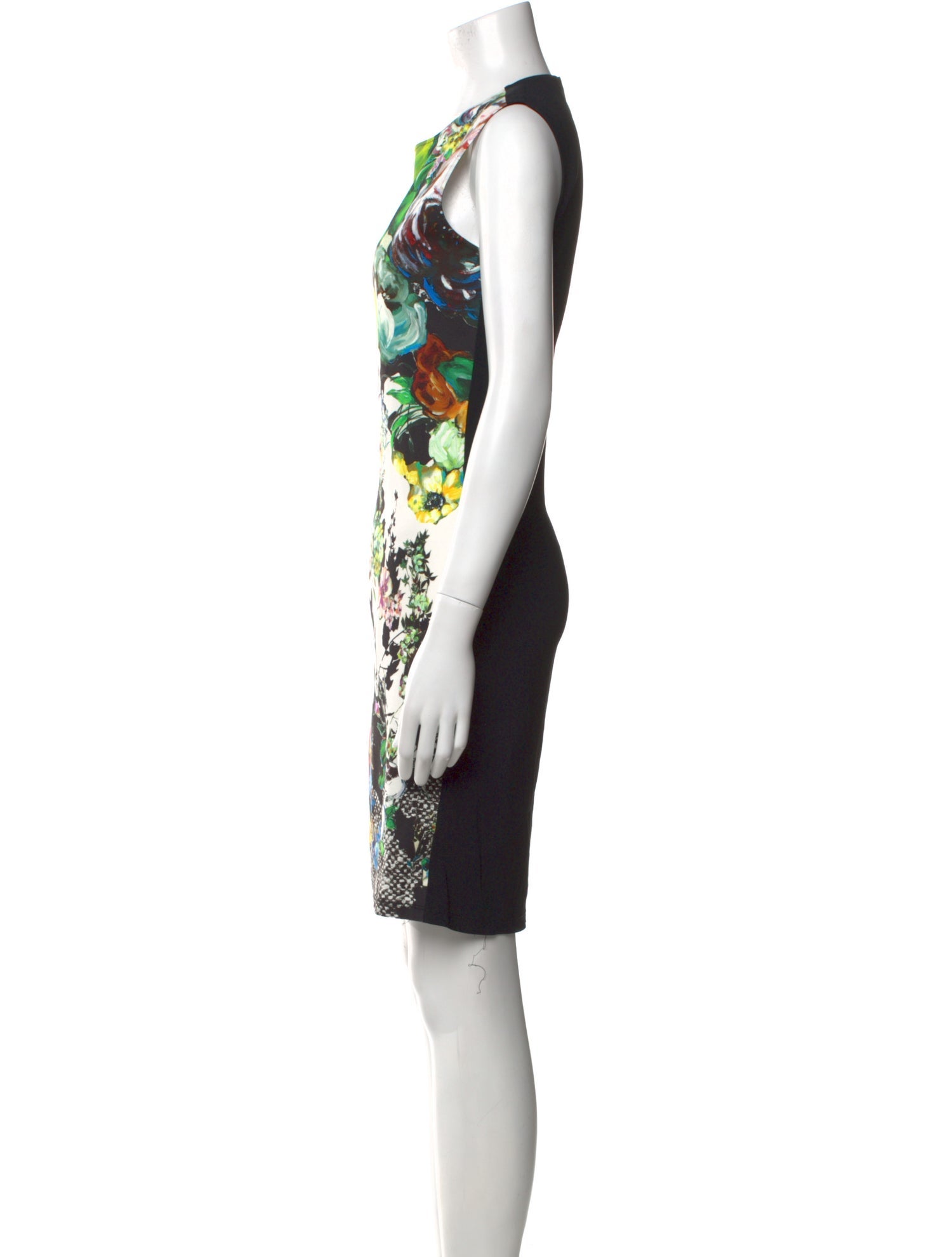 Roberto Cavalli Floral Print Knee-Length Dress