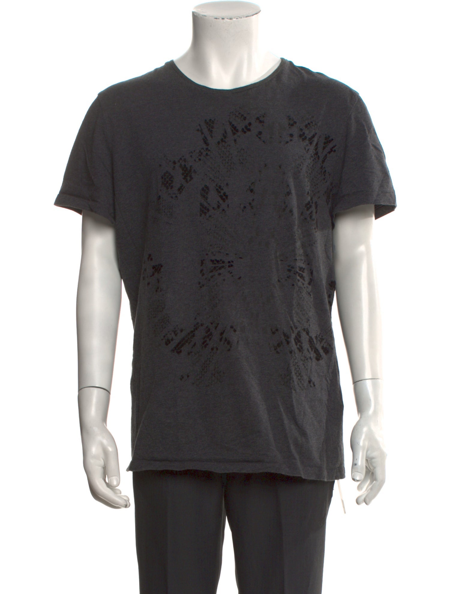 Roberto Cavalli Sport Graphic Print Crew Neck T-Shirt