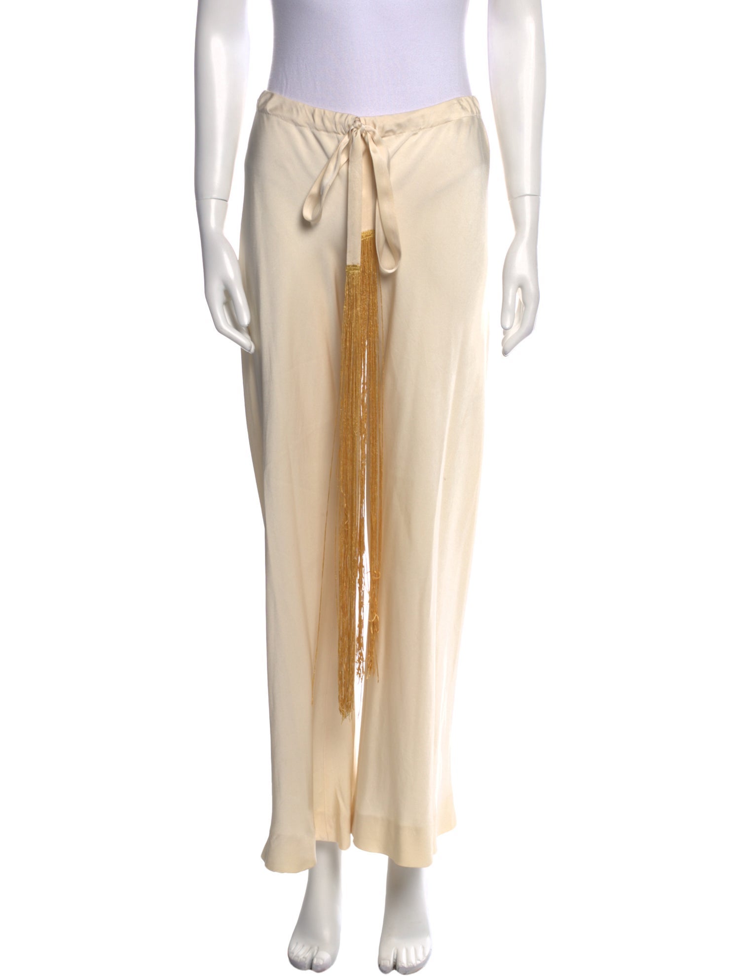 Roberto Cavalli Silk Wide Leg Pants