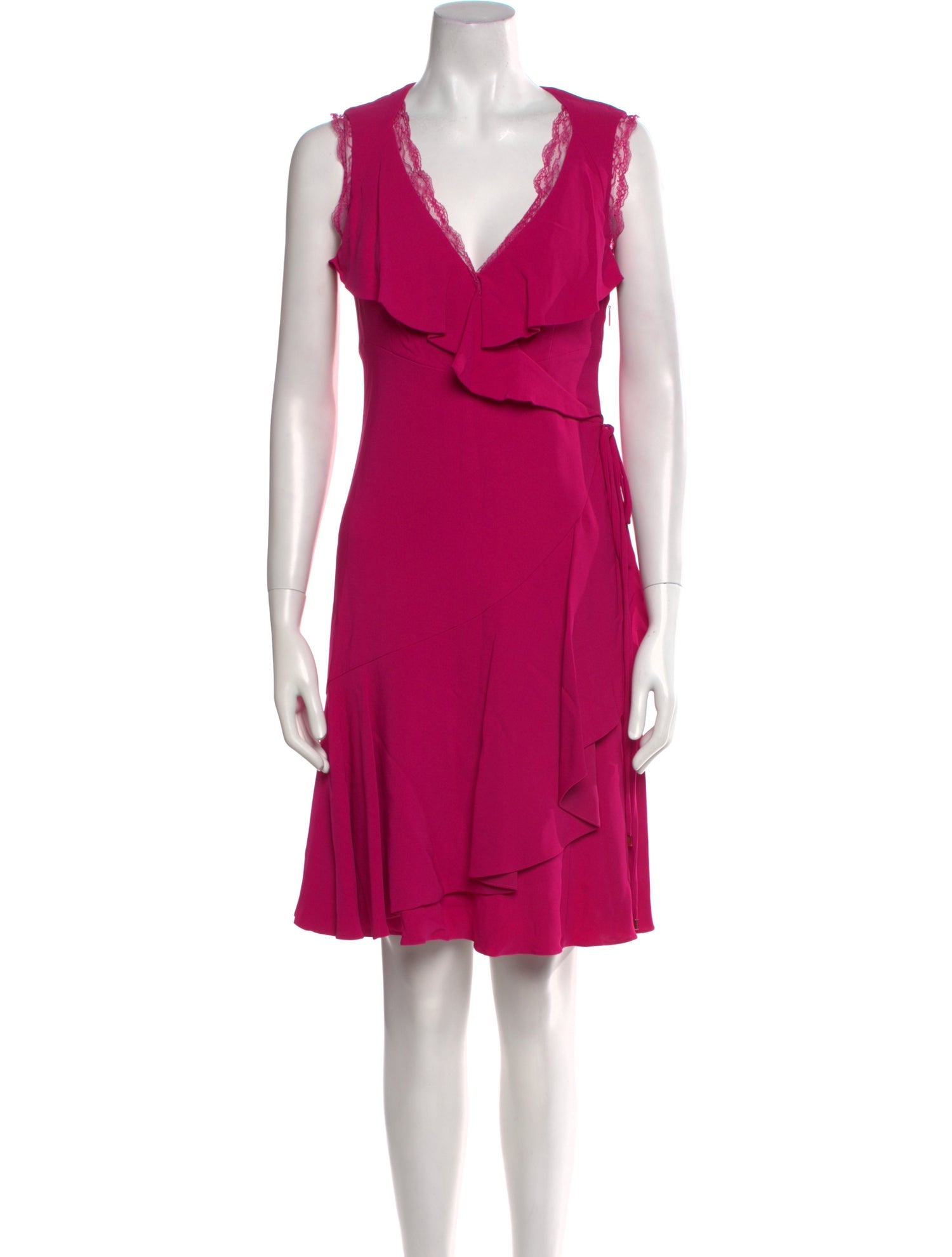 Roberto Cavalli V-Neck Mini Dress w/ Tags