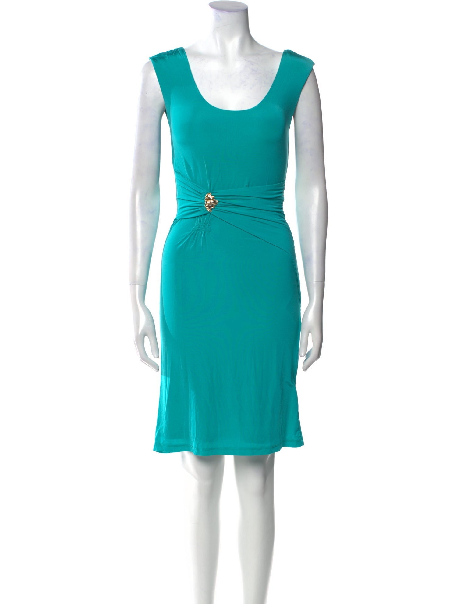 Roberto Cavalli Scoop Neck Knee-Length Dress w/ Tags