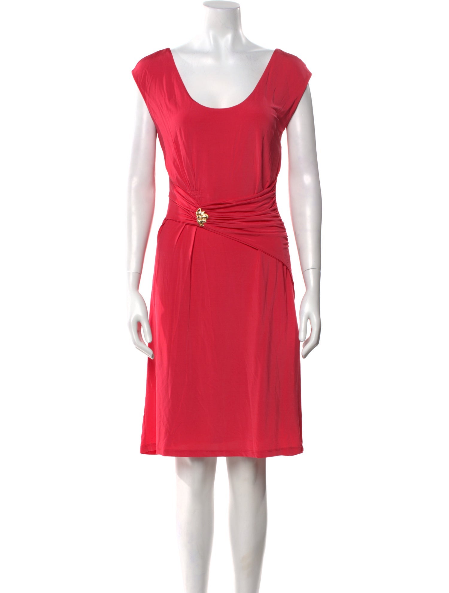 Roberto Cavalli Scoop Neck Knee-Length Dress w/ Tags