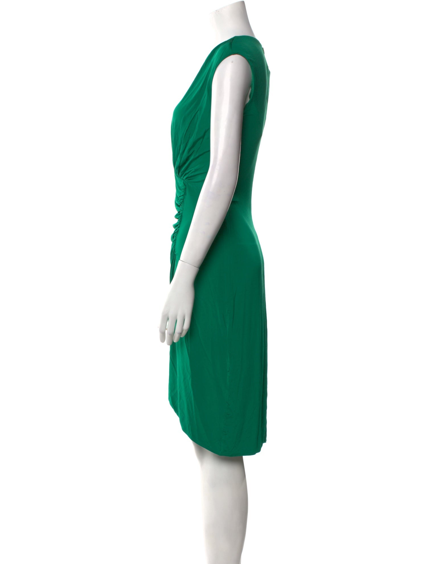 Roberto Cavalli V-Neck Knee-Length Dress w/ Tags - Green Dresses, Clothing - ROB163650 | The RealReal Roberto Cavalli V-Neck Knee-Length Dress w/ Tags - Green Dresses, Clothing - ROB163650 | The RealReal