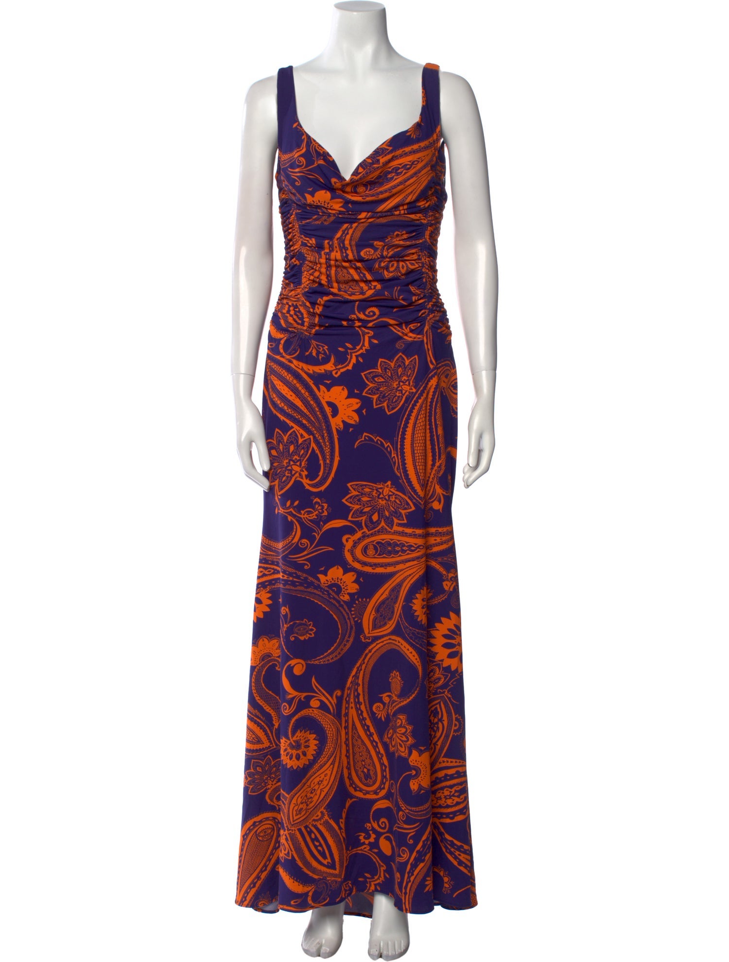 Roberto Cavalli Printed Long Dress