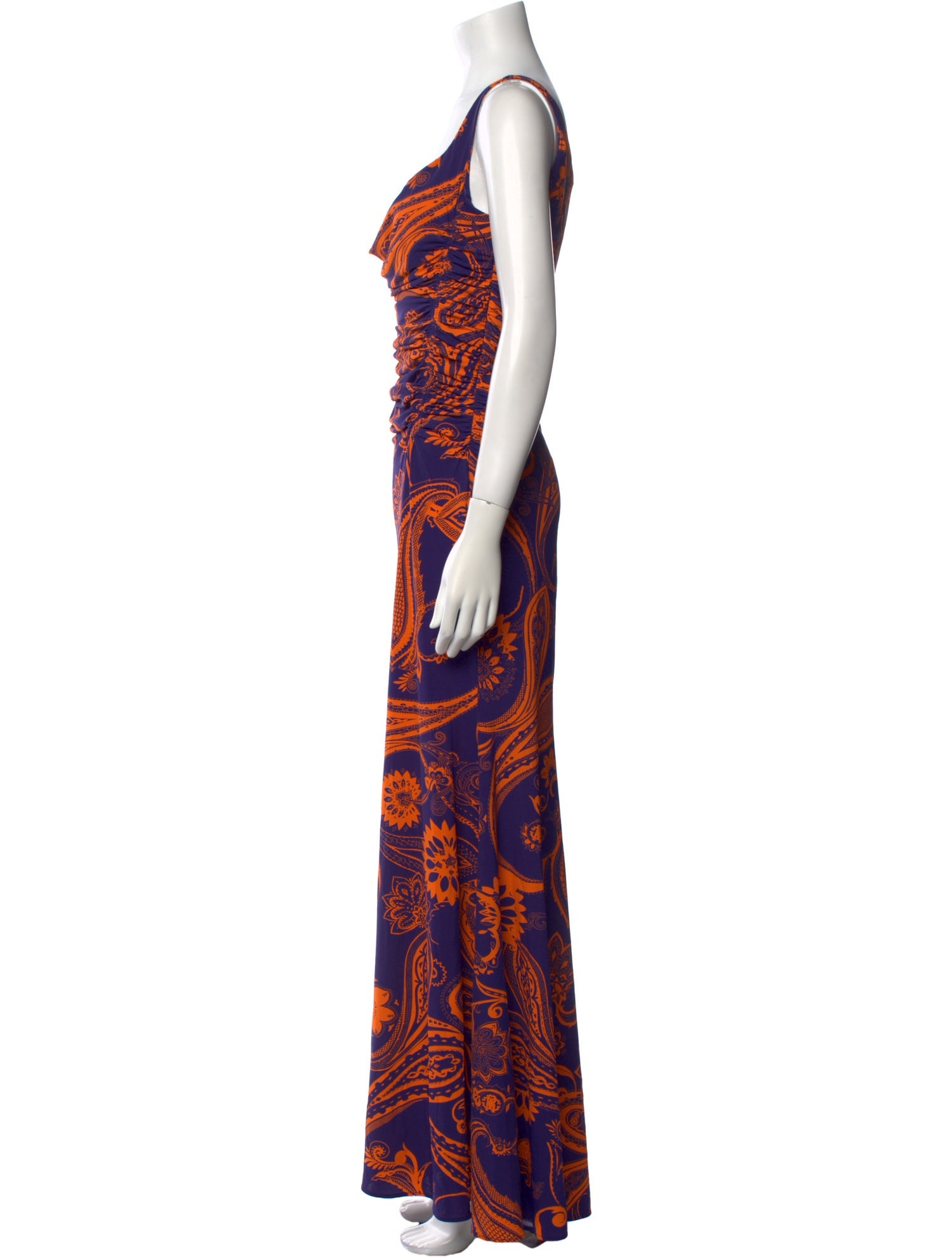 Roberto Cavalli Printed Long Dress