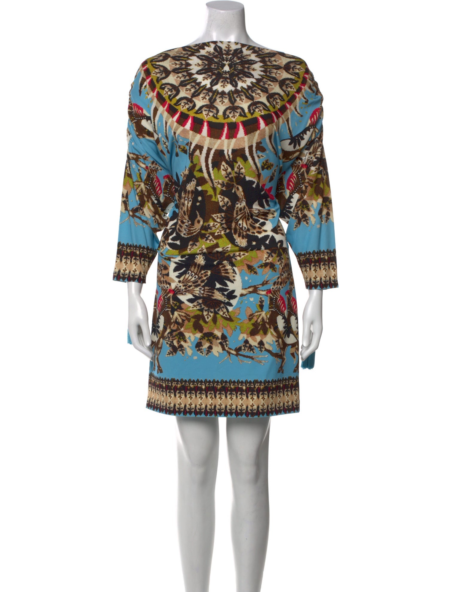 Roberto Cavalli Printed Knee-Length Dress w/ Tags